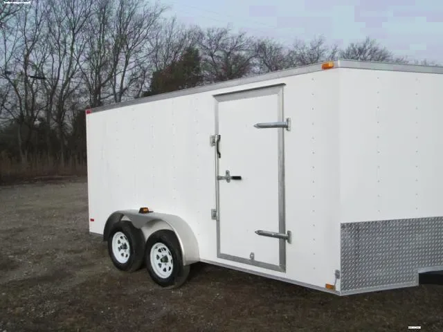 14ft Tandem Axle V-Nose Cargo