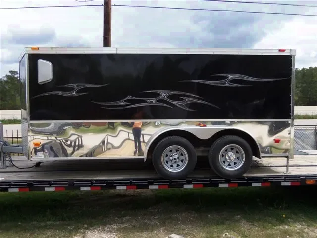 14ft Cargo Black Cargo with 3500lb Axles