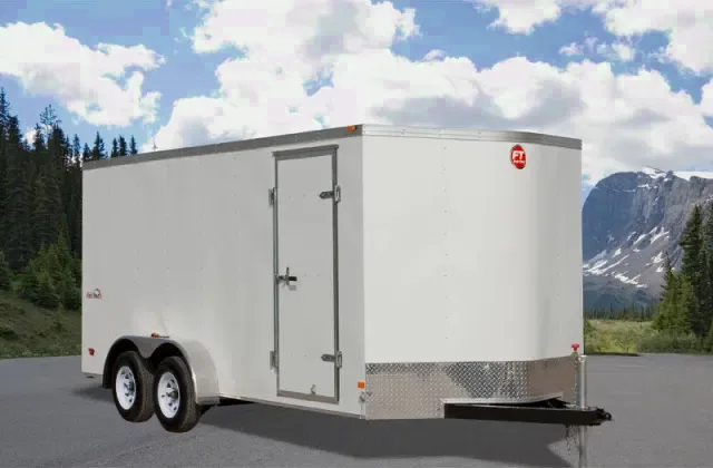White 14ft Tandem Axle 2-3500lb