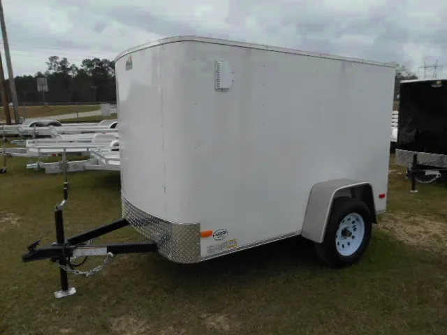 WHITE 8FT WITH SWING REAR DOOR