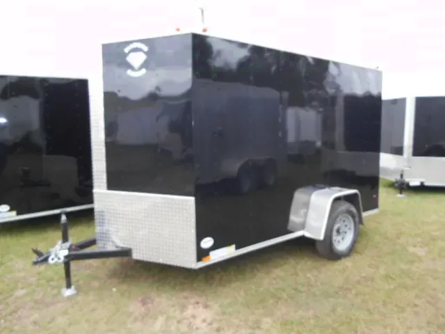 10FT CARGO WITH REAR RAMP-BLACK