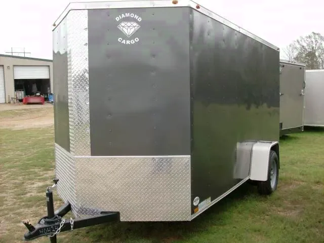 12FT SINGLE AXLE CARGO - CHARCOAL