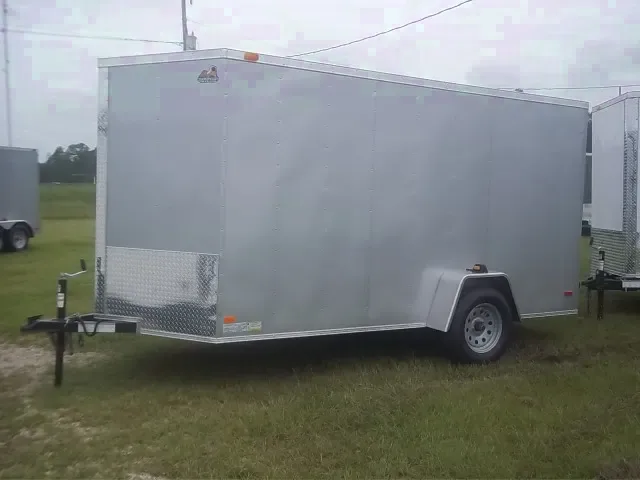 12FT SINGLE AXLE SILVER CARGO
