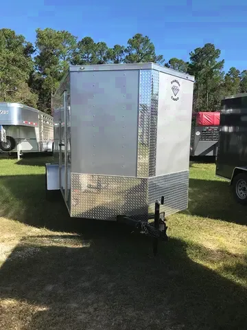 SILVER 12FT SINGLE AXLE CARGO