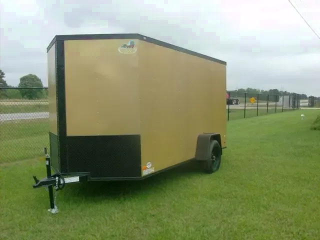 12FT GOLD BLACKOUT CARGO TRAILER