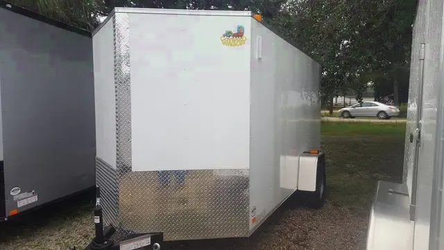 12FT SINGLE AXLE CARGO TRAILER WITH 3500LB AXLE