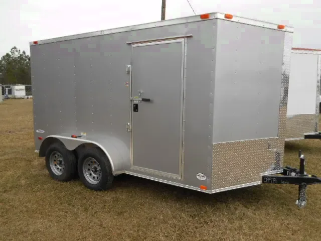12FT PEWTER CARGO WITH REAR RAMP