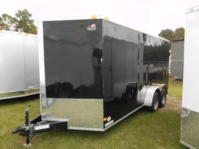16FT CARGO TRAILER WITH REAR RAMP DOOR