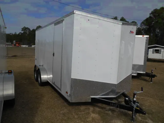 16FT CARGO TRAILER WITH V-NOSE