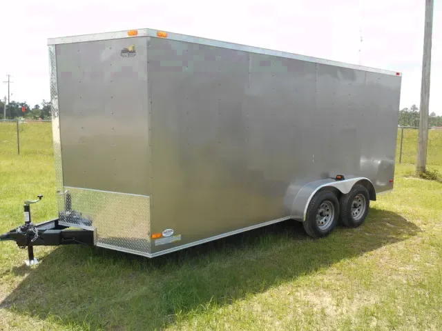 16FT PEWTER ENCLOSED CARGO TRAILER