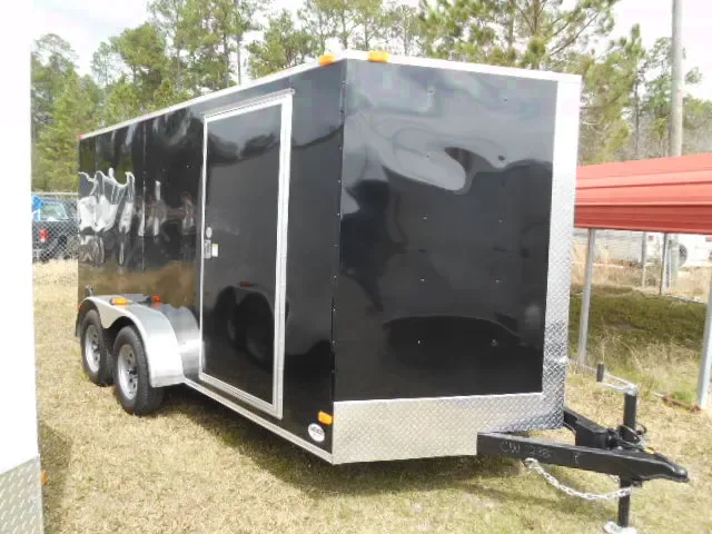14FT ENCLOSED CARGO TRAILER TANDEM AXLE