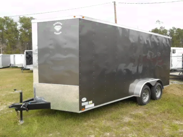 16FT ENCLOSED CARGO TRAILER IWTH 3500LB AXLES