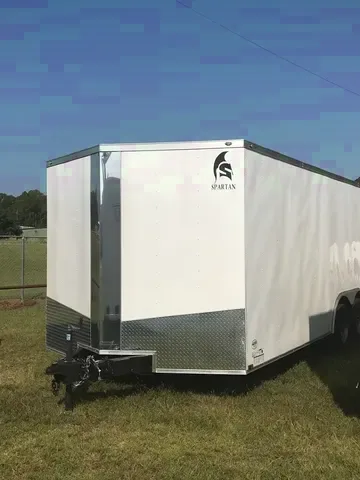 20FT TA ENCLOSED CARGO TRAILER-WHITE