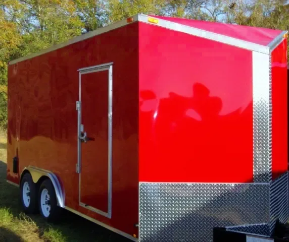 Red 14ft  Semi-Screwless Exterior