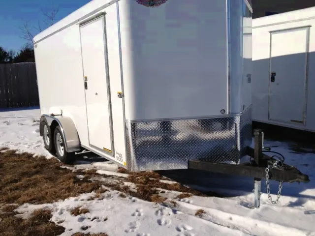 14FT 2-3500lb AXLES W/RAMP DOOR