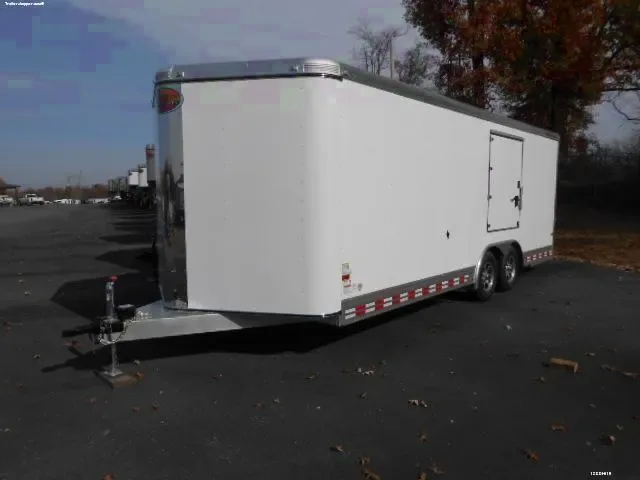 20FT BUMPER PULL V-NOSE W/2-5200LB AXLES