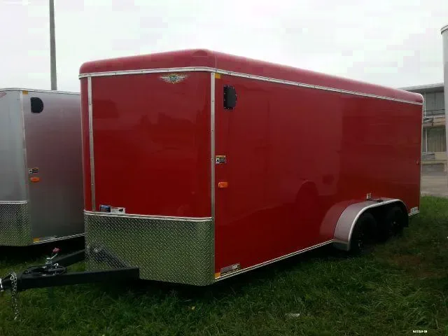 RED 16FT Cargo Ramp 2-5200# Axles