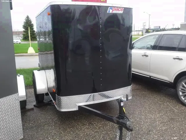 8ft Black Flat Front