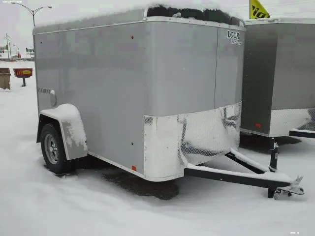 8FT Grey Flat Front Cargo