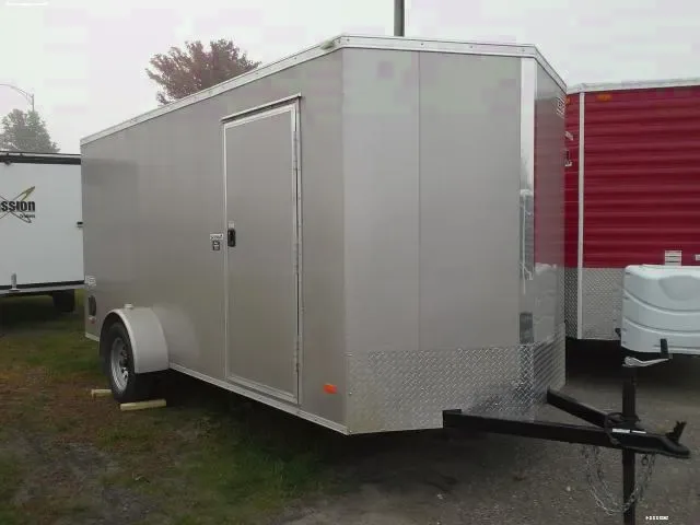PEWTER SA 12FT CARGO TRAILER W/RAMP