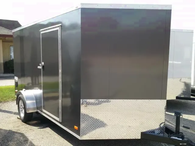 12FT ENCLOSED CARGO-CHARCOAL