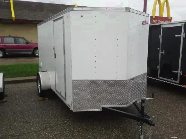 12ft Cargo Trailer with Rear Ramp Door