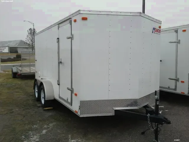 14ft Cargo V-nose with Side Door