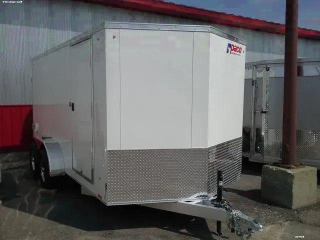 14ft BUMPER PULL  ALUMINUM CARGO  TRAILER