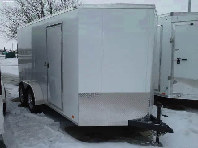14ft  White T/A with V-Nose