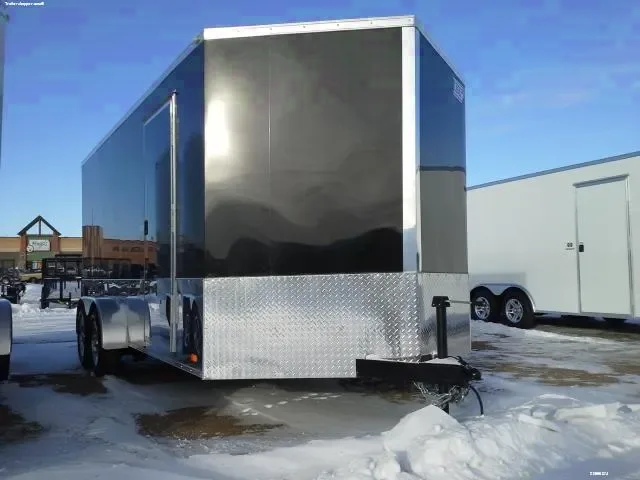 16ft Wrap Around Diamond Plating  Enclosed Cargo/Motorcycle