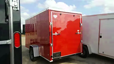 10ft Red Cargo SA Trailer