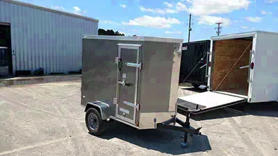 Pewter 8ft Cargo Trailer