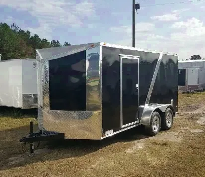 16ft Black V-Nose, Lots of Chrome