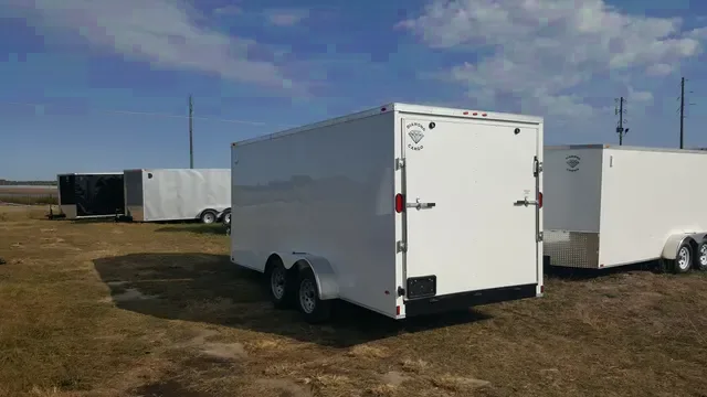 16ft V-nose Cargo Trailer w/Ramp Door