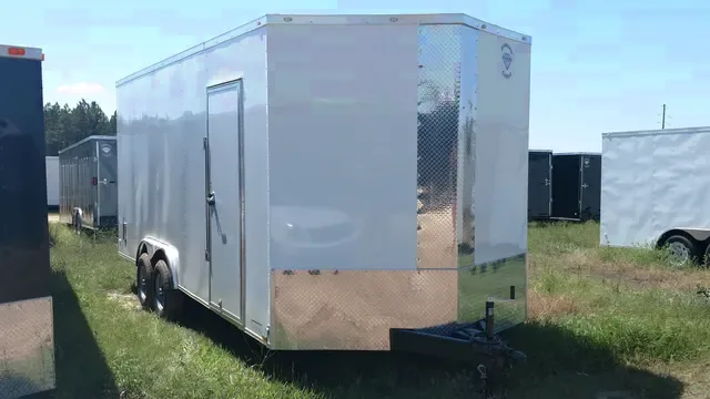 24ft V-Nose 3500 lb Tandem Axle Cargo Trailer
