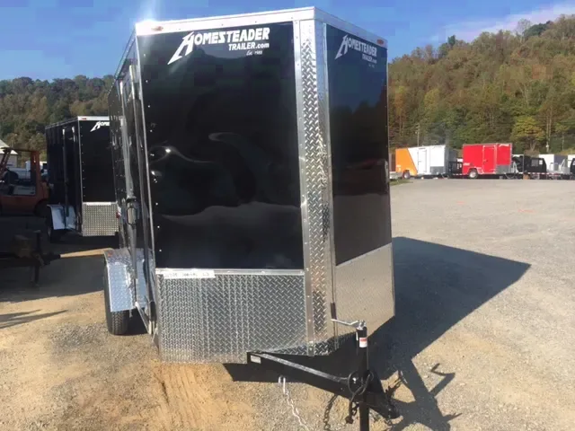 10ft V-Nose -Black Cargo trailer
