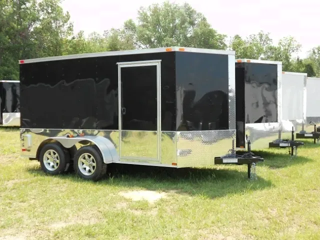 12ft TA Cargo Trailer w/Wrap Around Plating