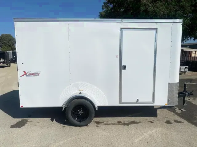 2025 Mirage XPS 6x12 Enclosed Cargo Trailer – White – Make Offer!