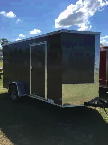 12FT 3500LB Single Axle Enclosed Cargo Trailer