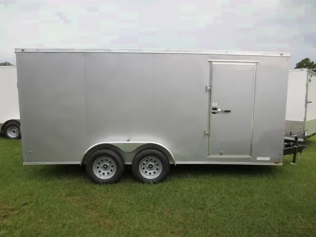 16FT BP SILVER ENCLOSED CARGO TRAILER