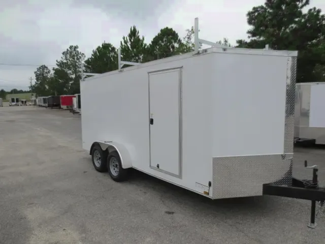 16FT 3500LB Tandem Axle Enclosed Cargo Trailer