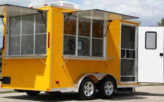 14FT TANDEM 3500LB AXLE CONCESSION TRAILER