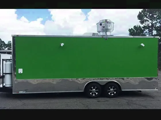 22ft Extreme Green Mobile Kitchen