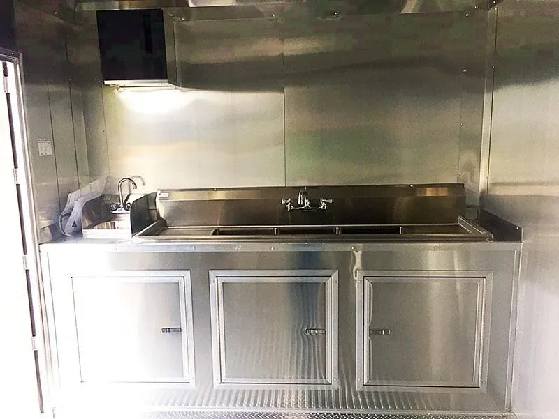 24ft Mobile Food BBQ Concession Finished Interior