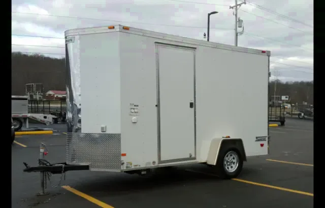 2026 6x12 White Vending Trailer - Make Offer