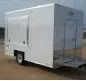 12FT Concession White Flat Front w/Door
