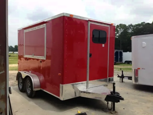 Concession Trailer 12ft w/Tandem 3500lb Axles