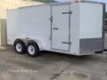 16FT WHITE V-NOSE TA  CONCESSION TRAILER