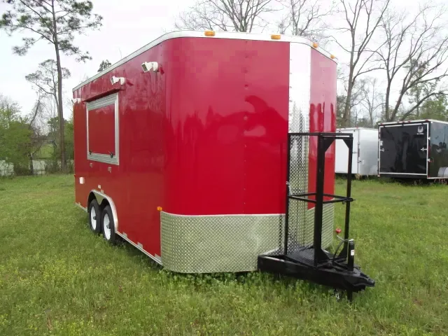 16ft Vending Trailer w/Propane Holder On V-nose