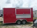 16ft Checkerboard Flooring Concession Trailer